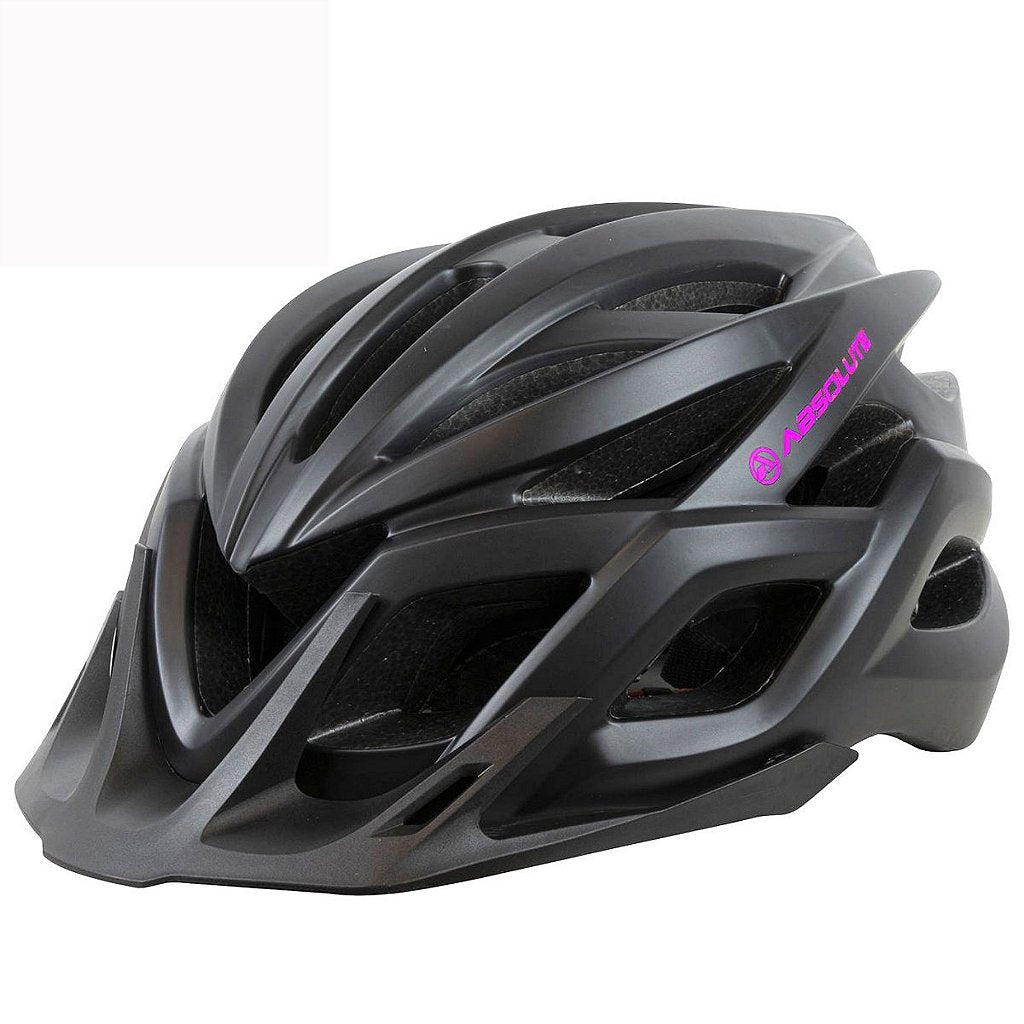 Capacete Absolute Luna Flash Com Led Tamanho M (54-57 Cm) | Preto