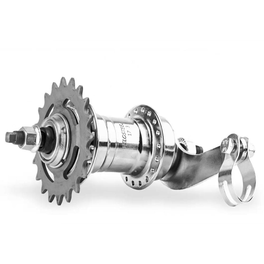 Cubo Velosteel De 36 Furos Para Freio Contra Pedal | Cromado