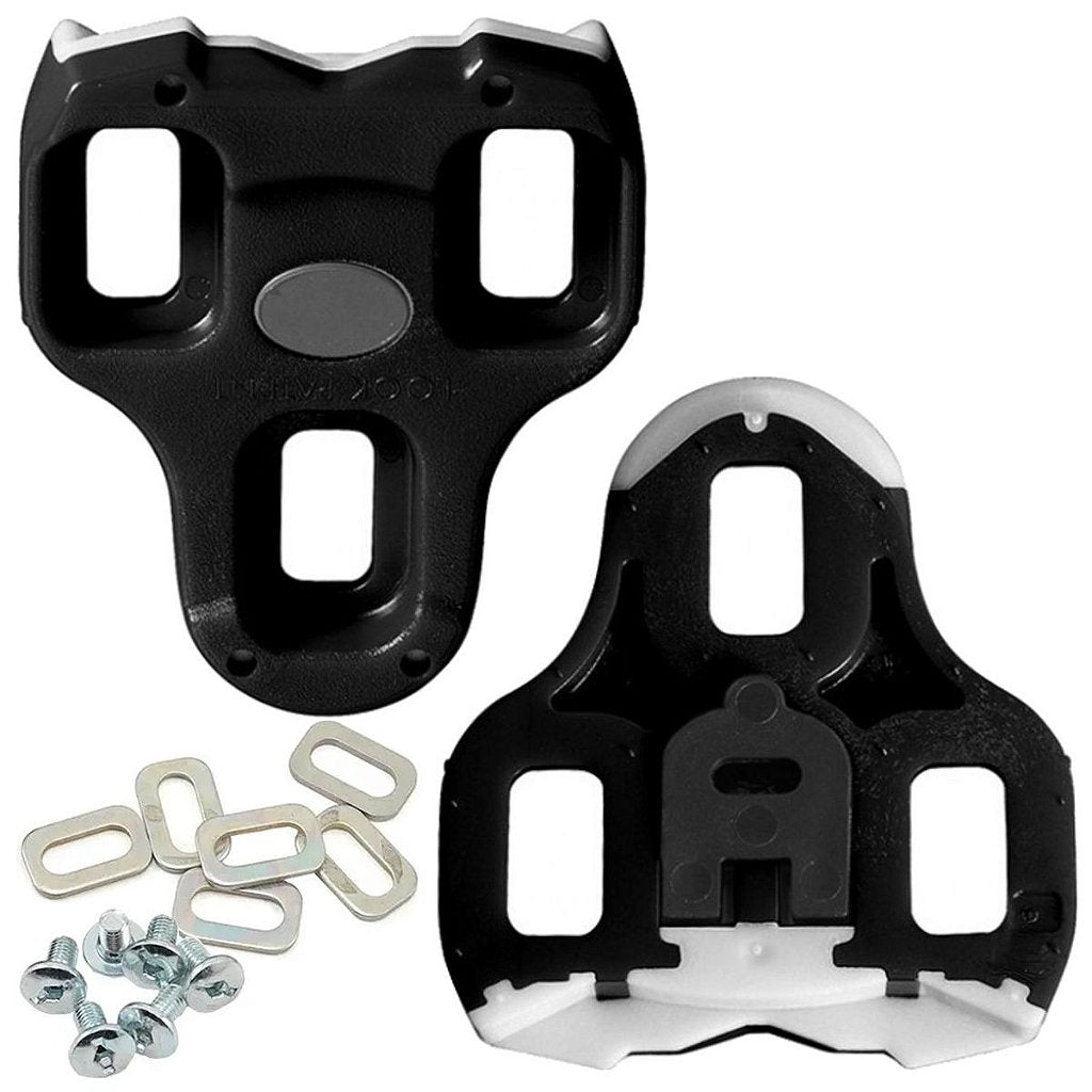 Taco De Pedal Look Kéo Cleat Fixo 0º | Preto