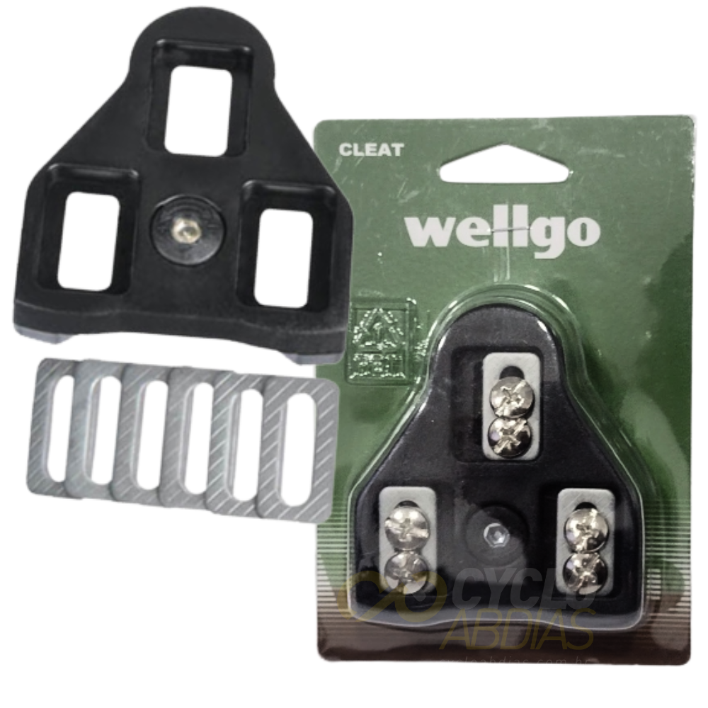 Taco Wellgo Look Delta Rc-6 Futuação 0º | Preto