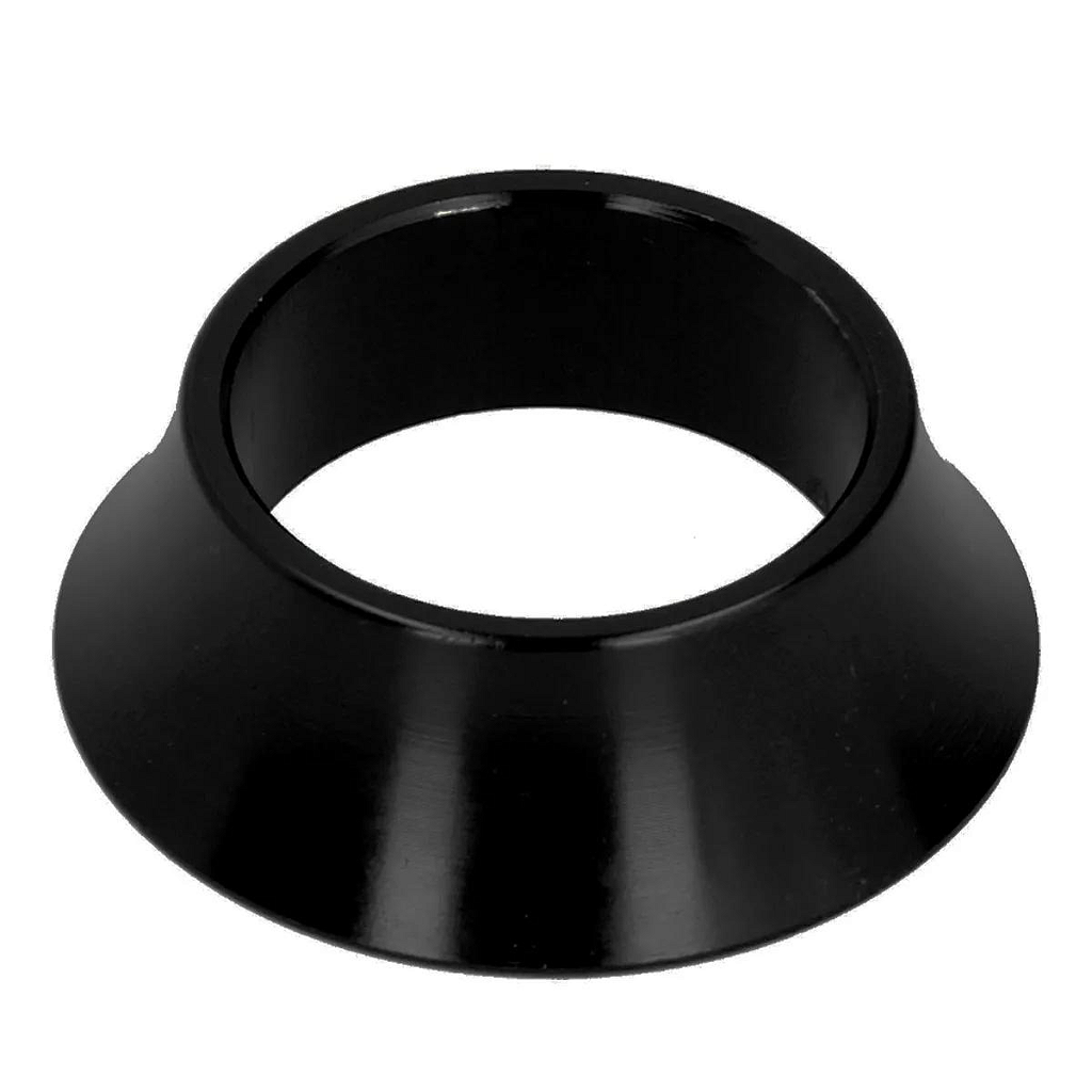 Espaçador De Direção Cônico Over Aheadset Vortex 15Mm Alumínio - 1 Unidade | Preto