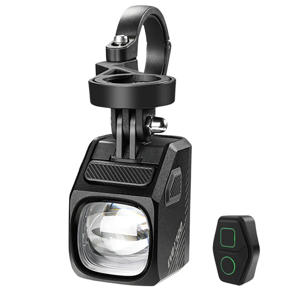 Farol Magicshine Evo 1700 Black Ipx6 - Controle Wireless | Suporte Garmin