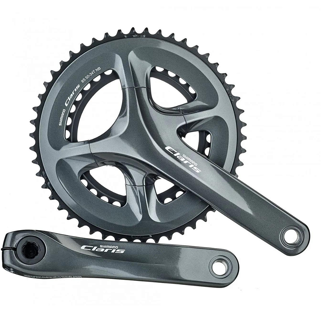 Pedivela Shimano Claris Fc-R2000 50/34D 175Mm Integrado 8V | Sem Movimento