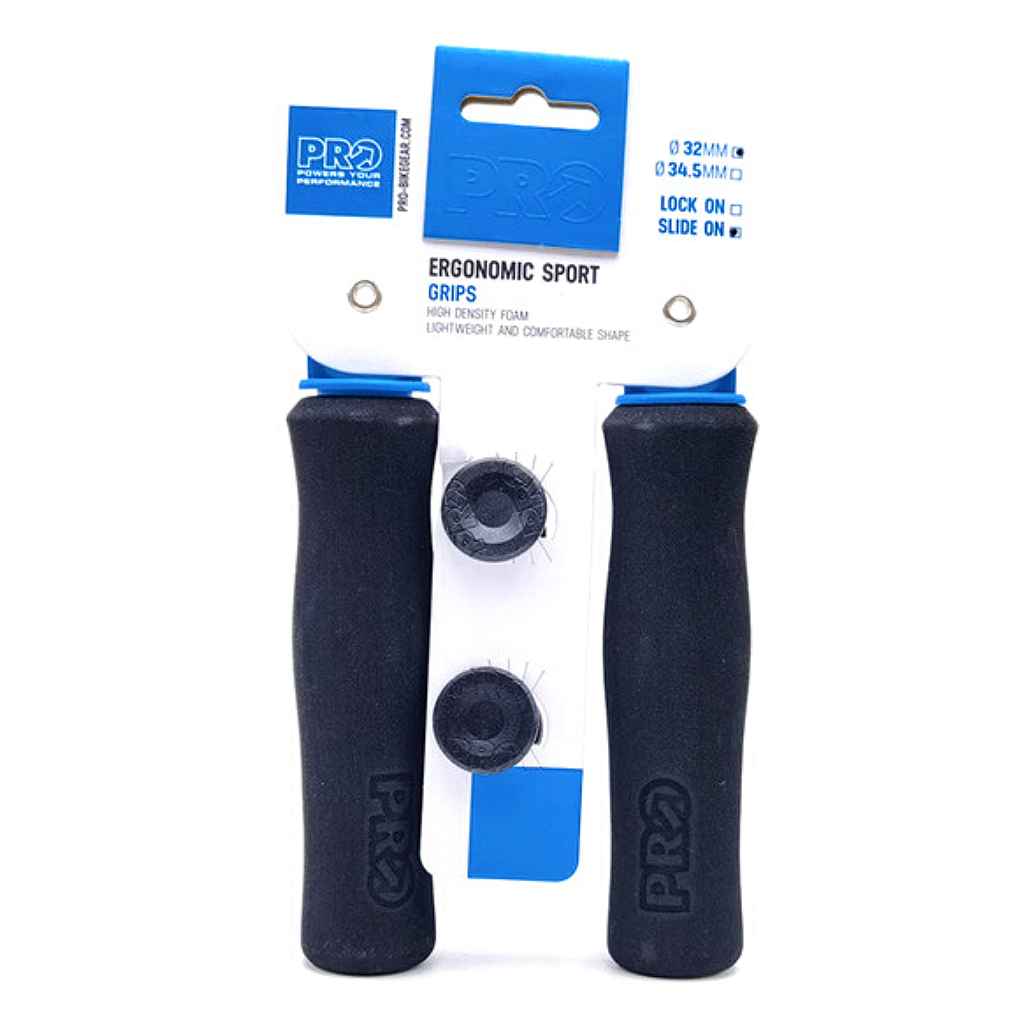 Manopla Pro Bike Gear Ergonomic Sport Espuma 32X132 Mm | Preta