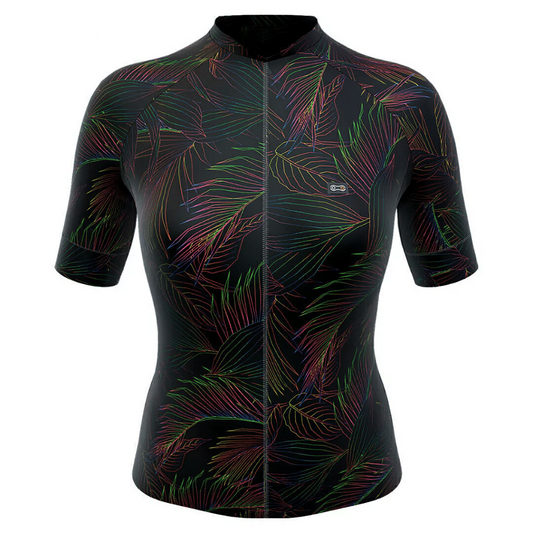 Camisa Feminina Marcio May Funny Rainbow Leaves | Preta