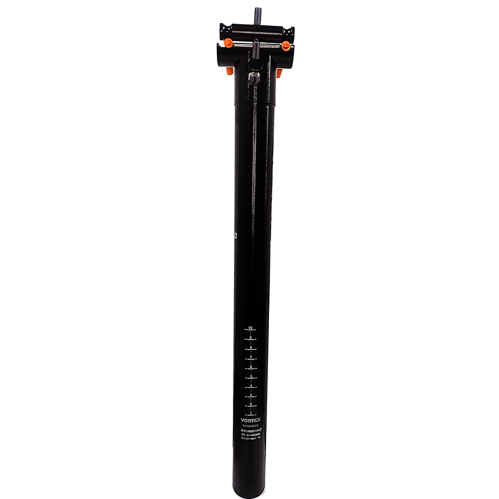 Canote De Selim Vortex Sl 31.6X400Mm Alumínio Com Micro Ajuste | Preta
