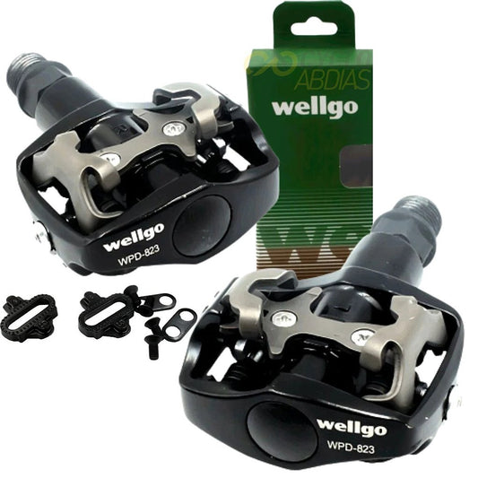 Par De Pedal Wellgo Clip Wpd-823 | Preto