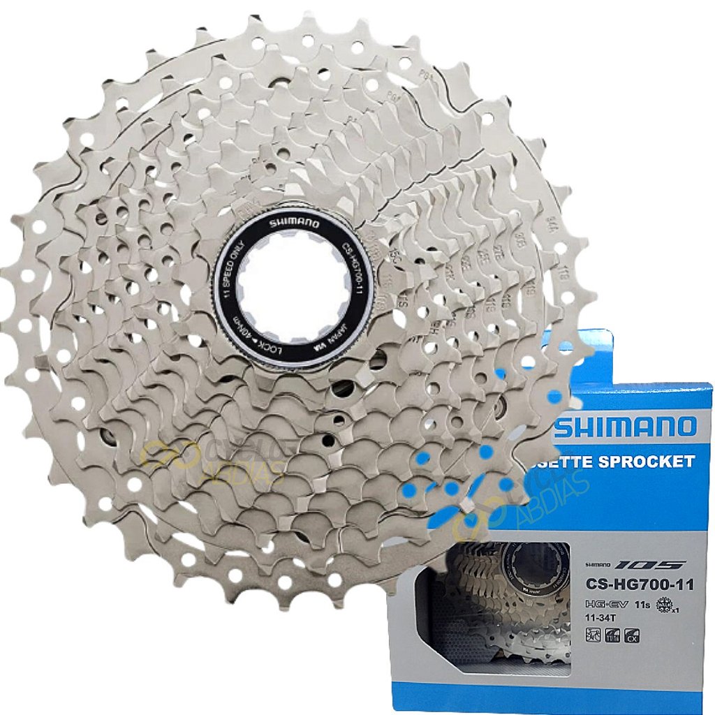 Cassete Shimano 105 Cs-Hg700 De 11 Velocidades 11/34 Dentes