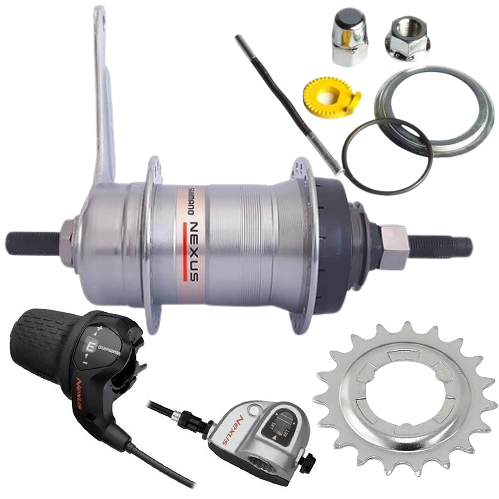 Kit Shimano Nexus Sl3S 1800Mm Sg-3C41-Dx 36F 3V | Prata