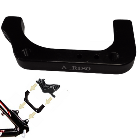 Adaptador Para Freio A Disco Traseiro R180Mm - Is/Post | Preto