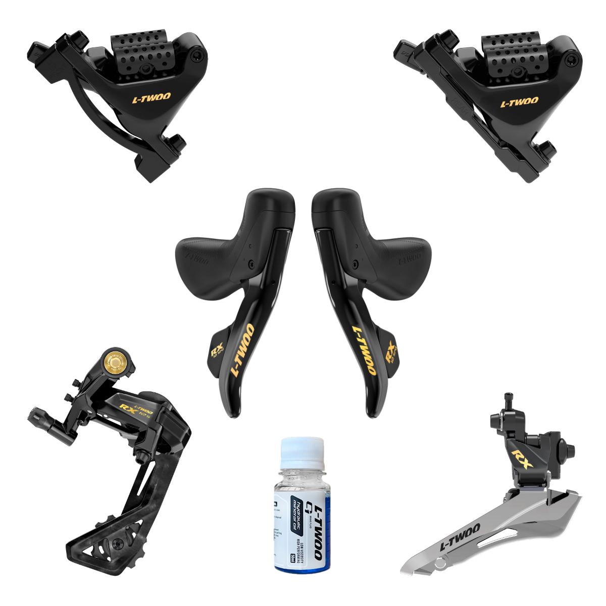 Kit Grupo de transmissão Ltwoo RX 2x12 velocidades
