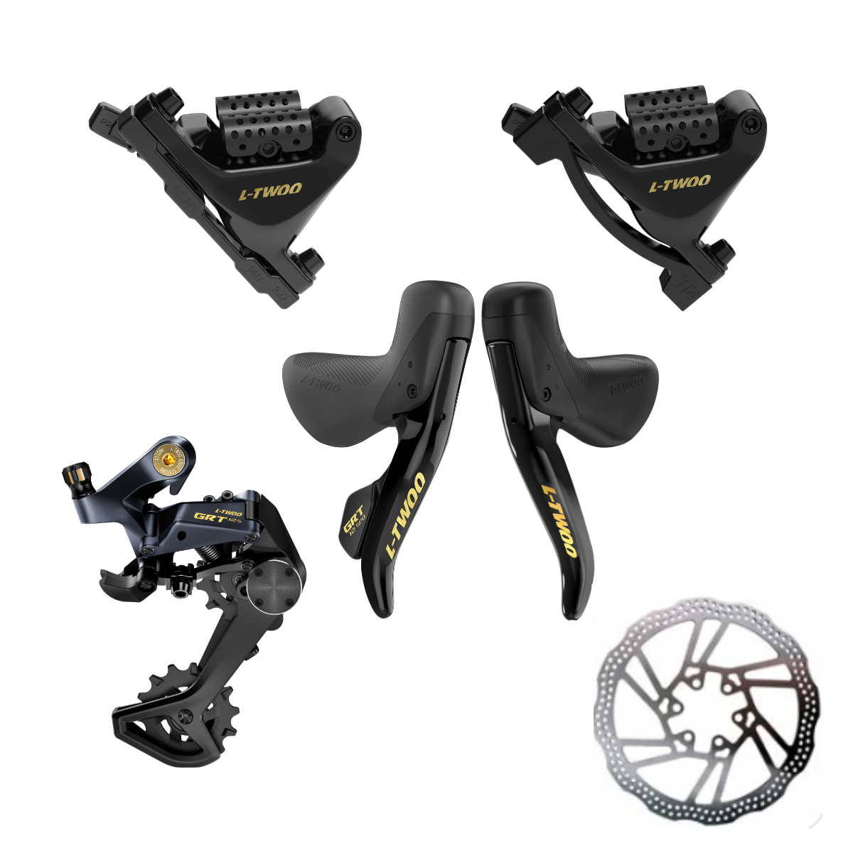 Grupo de Transmissão Ltwoo GRT 1x12v para Gravel