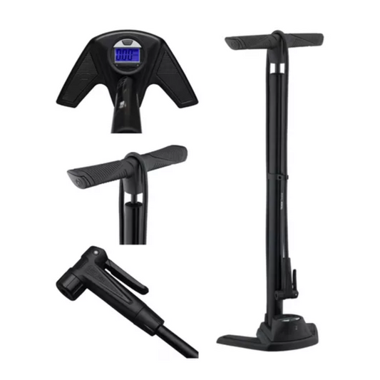 Bomba de ar de pé Shimano Team Shimano Team Digital | 160 PSI