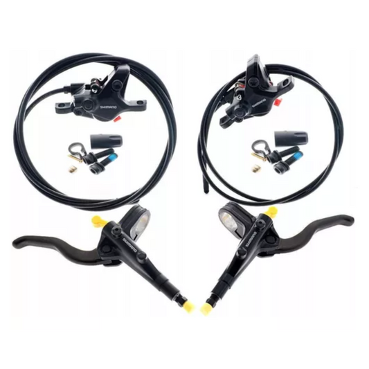 Par de freios hidráulicos Shimano Deore BL-MT401/BR-MT410