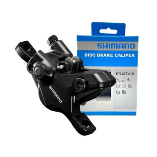 Pinça de freio Shimano BR-MT410 - dianteira ou traseira.