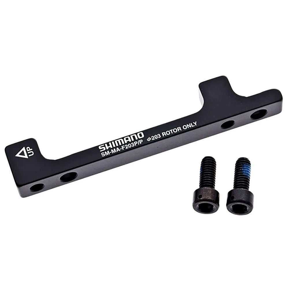 Adaptador Shimano Sm-Ma-F203P/P Para Freio A Disco Dianteiro 203 Mm | Preto