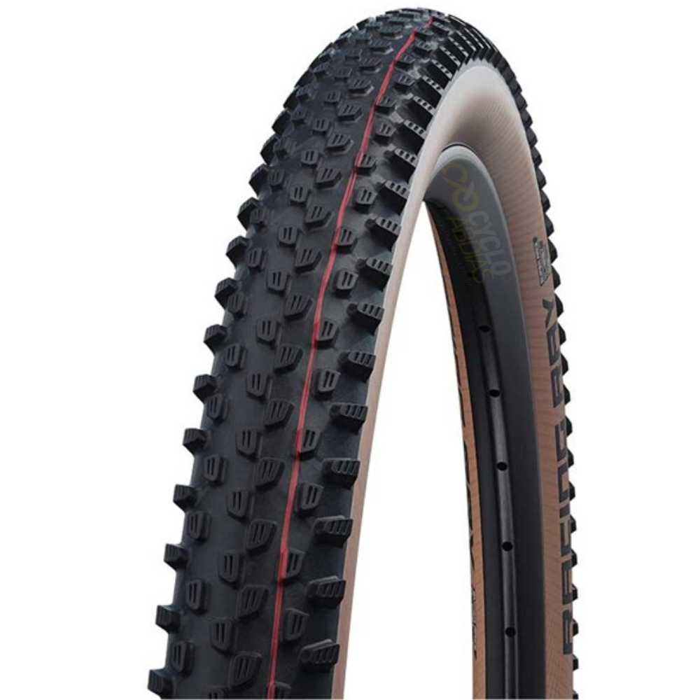 Pneu Schwalbe Racing Ray 29X2.35 Kevlar | Preto E Bege