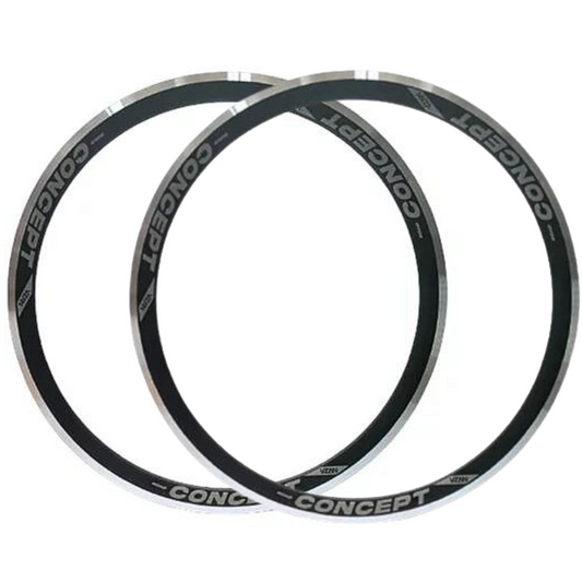 Par De Aro 700 Vzan Concept 20 E 24 Furos | Preto E Branco