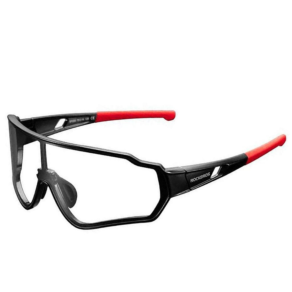 Óculos Rockbros 2 Fotocromático | Preto E Vermelho
