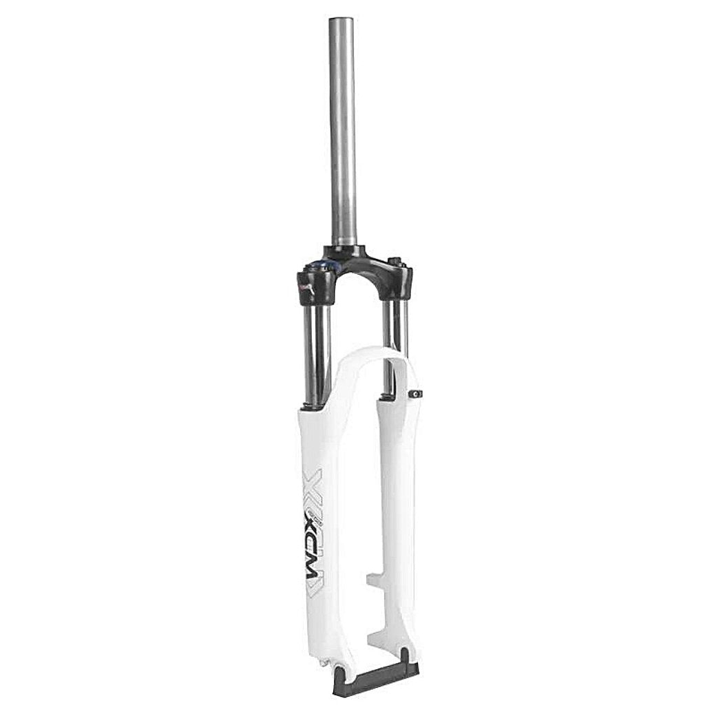 Suspensão Aro 29 Sr Suntour Xcm 100 Mm Com Trava No Ombro | Branca