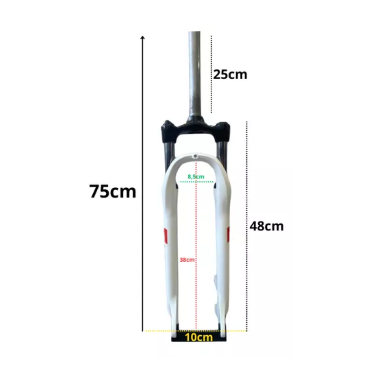 Garfo Suntour Over Aheadset 29 Branco M3030 100mm