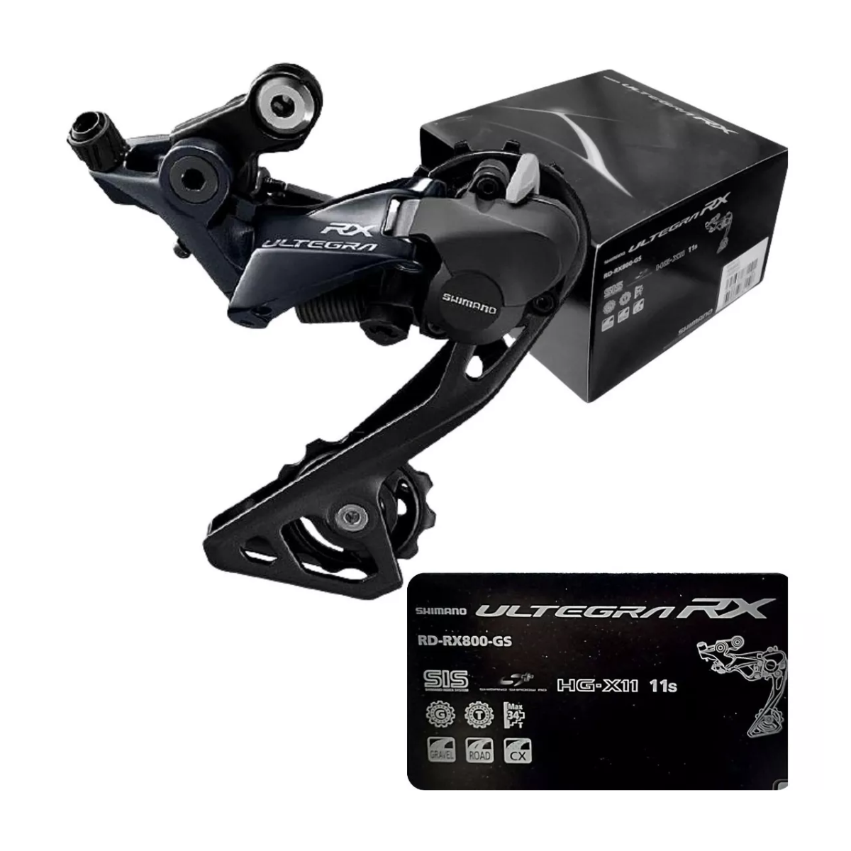 Câmbio traseiro Shimano Ultegra RD-RX800GS - 11 Velocidades