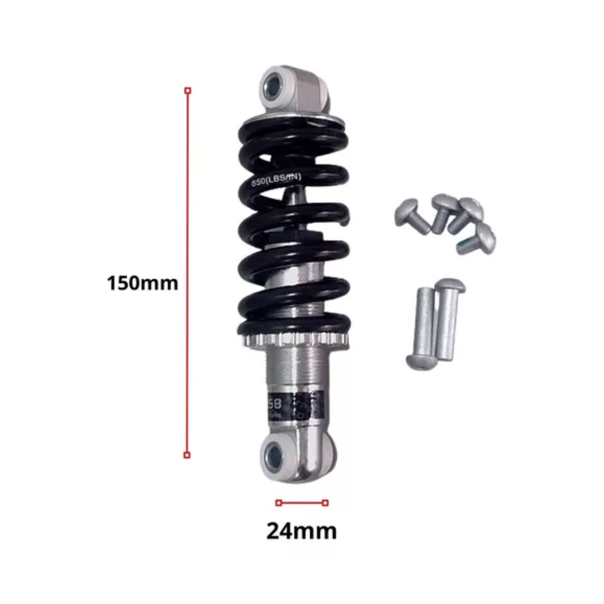 Amortecedor para quadro Full Supensão Prata - 150mm