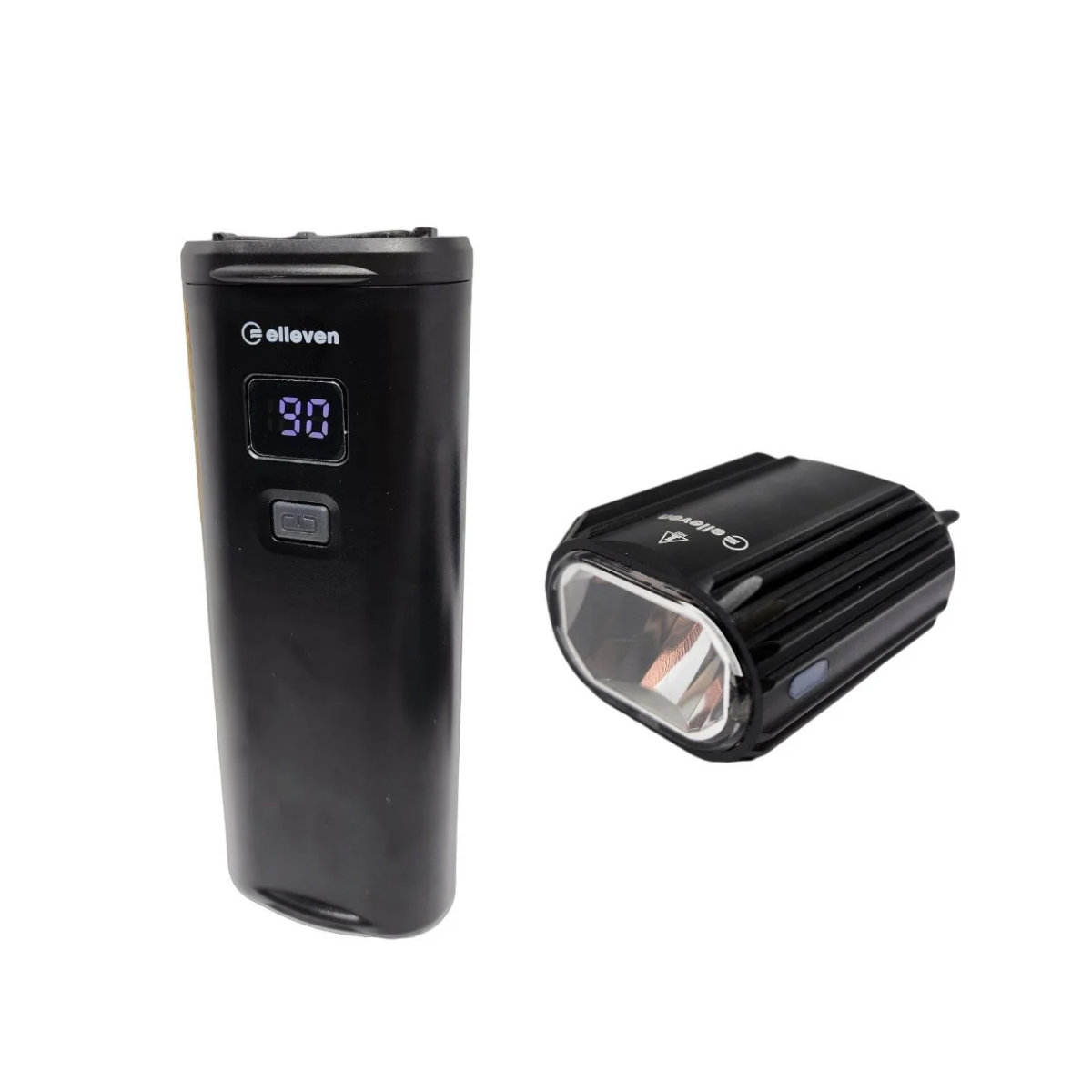 Farol para e-bike com bateria e suporte de garfo 900lumenns