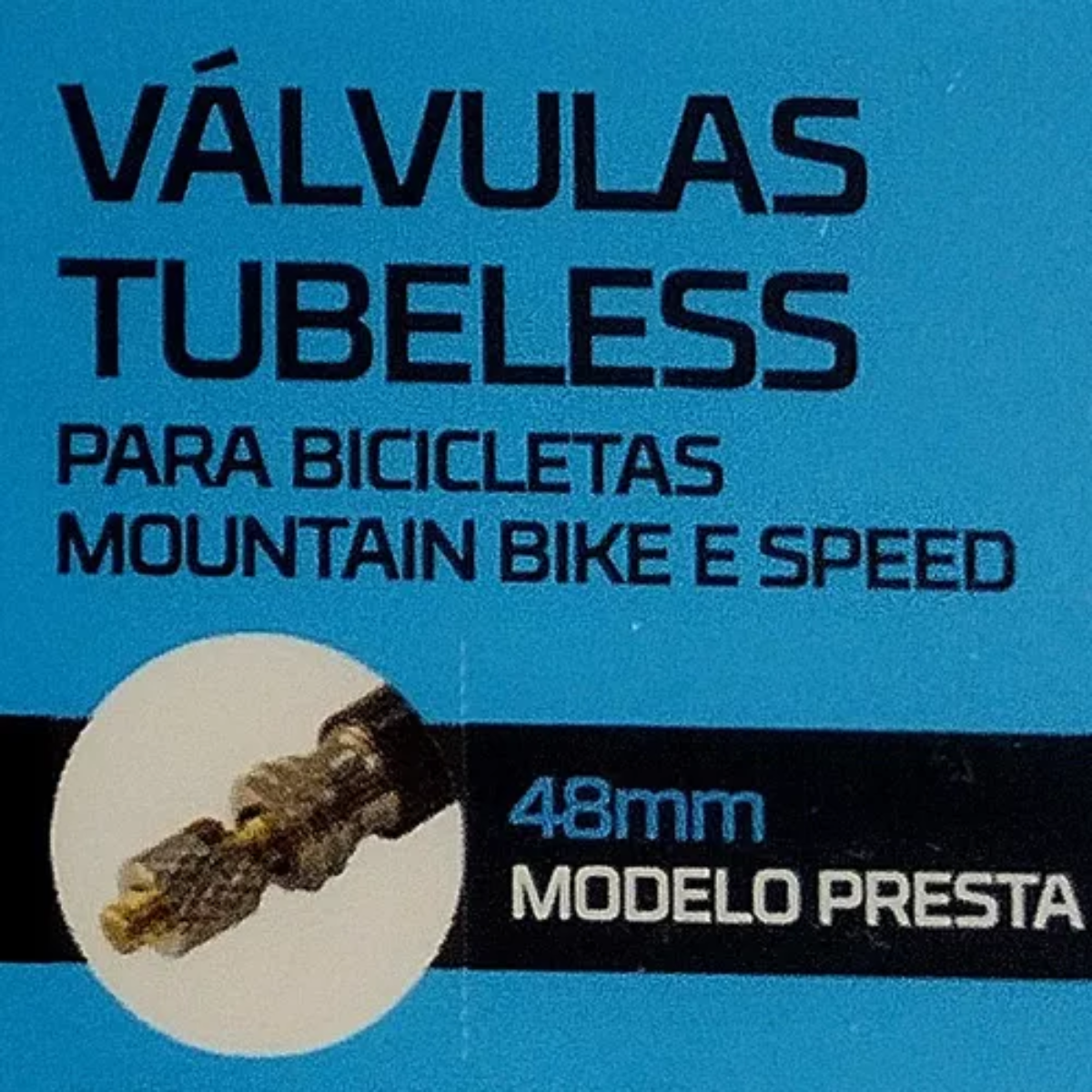 Válvula Tubeless Solifes em alumínio 48mm (par)