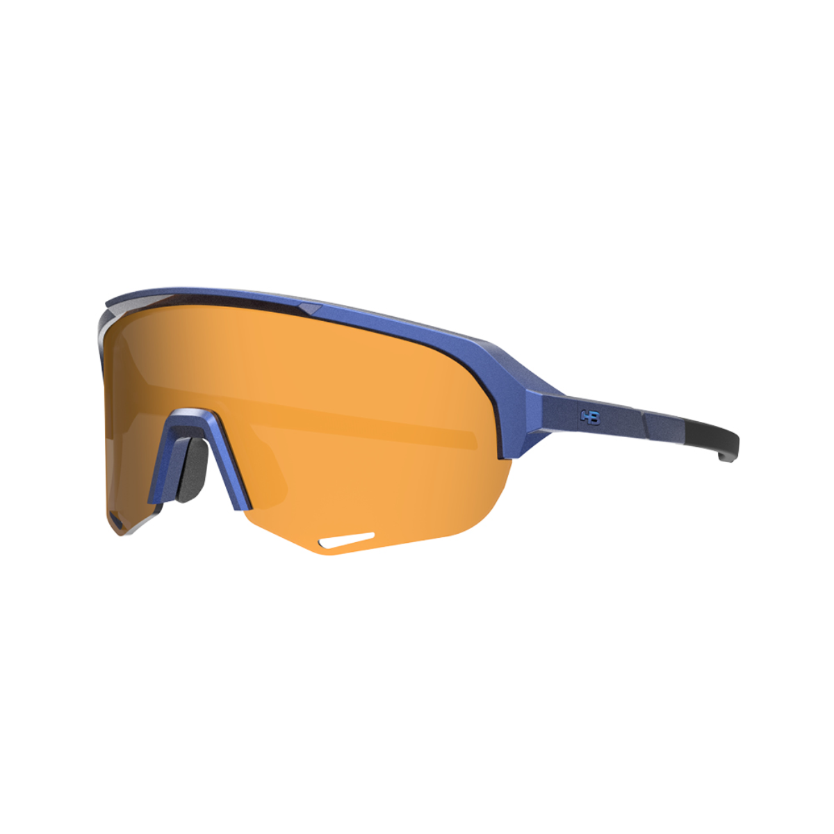 Óculos HB Edge R Silver Light Blue / Lente Orange Chrome