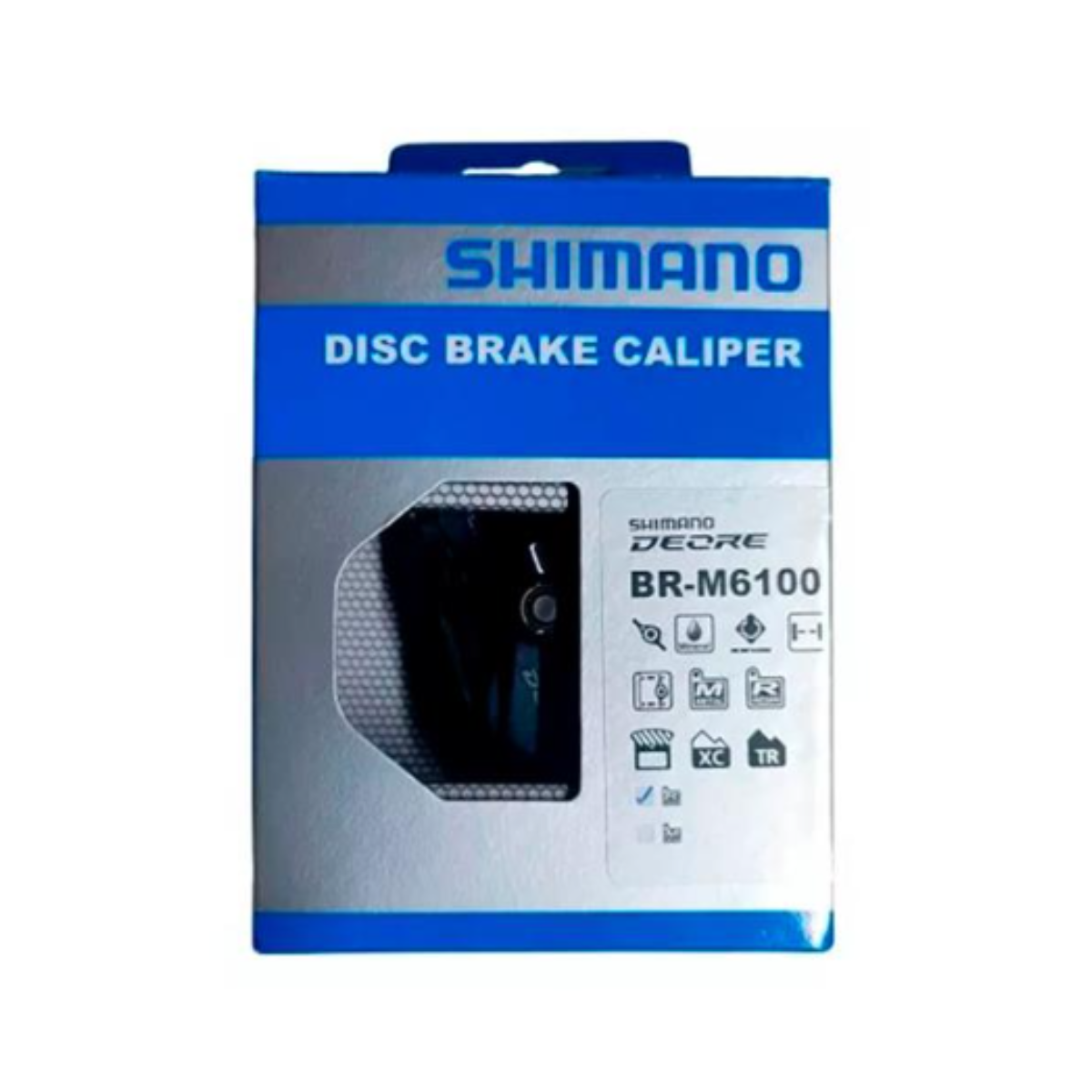 Pinça de freio hidráulico Shimano Deore BR-M6100 – Dianteira ou traseira