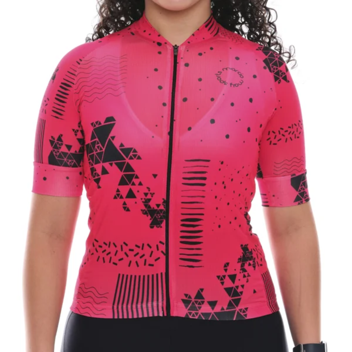 Camisa feminina de ciclismo Márcio May Sports Lucky