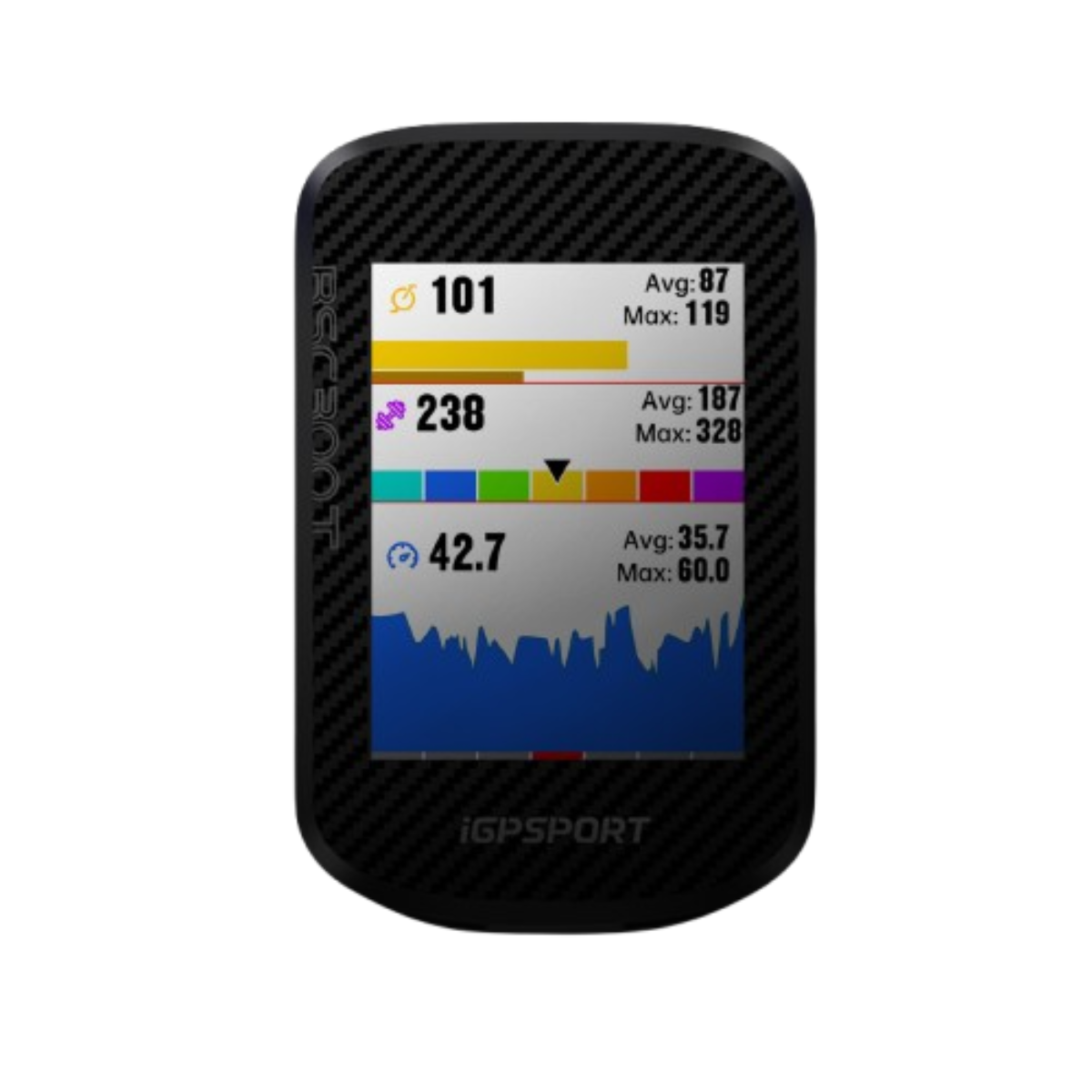 Ciclocomputador IGPSport BSC300 com tela colorida e GPS