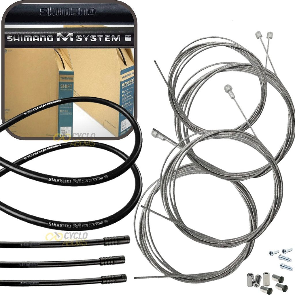 Kit Cabos E Conduites Shimano Para Speed Sti - 8, 9, 10 E 11V