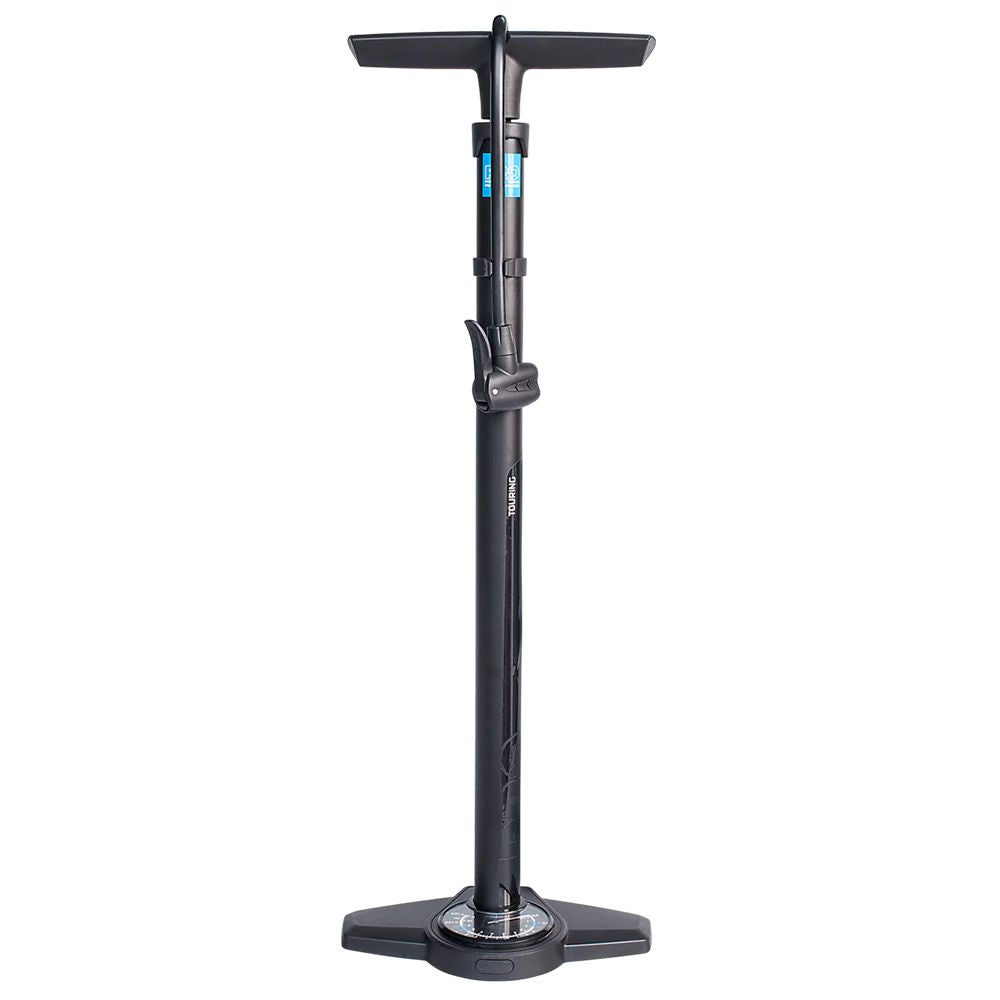 Bomba De Ar Shimano Pro Bike Gear Touring Com Manômetro 160 Psi | Preta