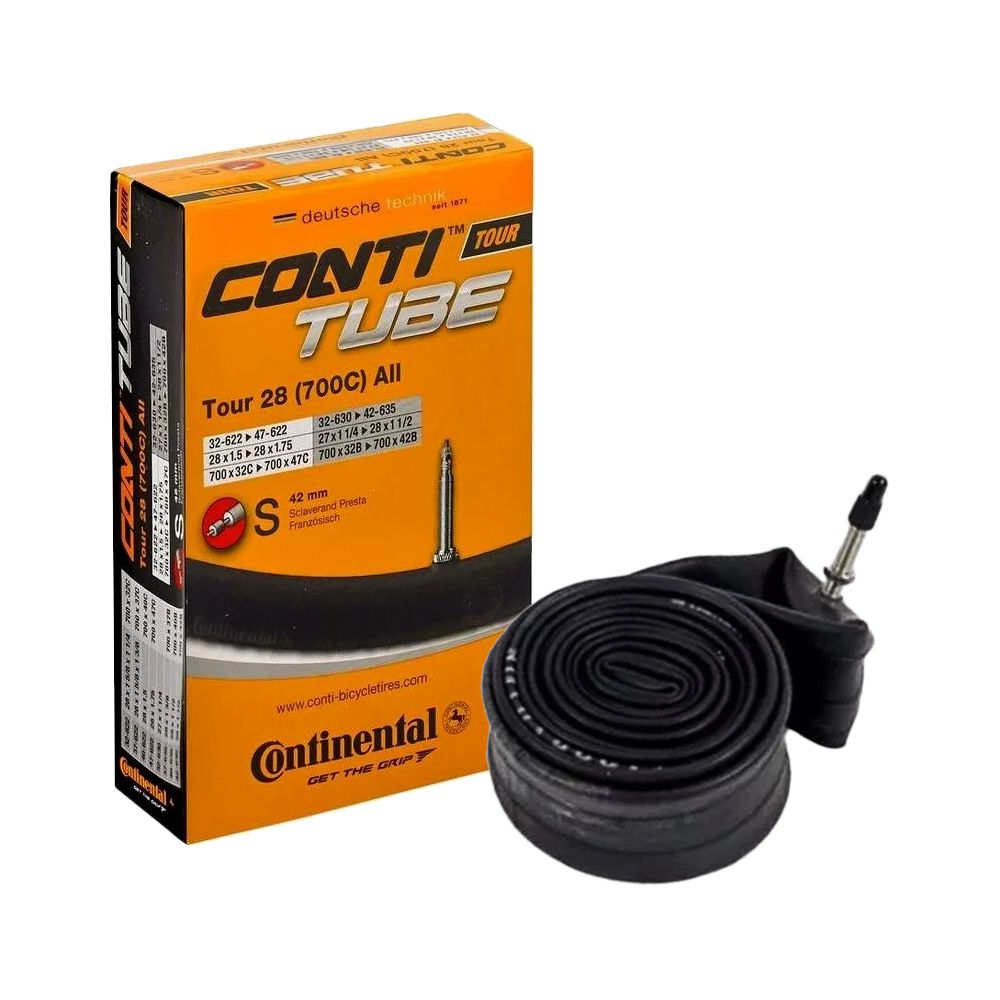 Câmara De Ar Continental Tour 700x32/47C - Válvula Presta 42 mm