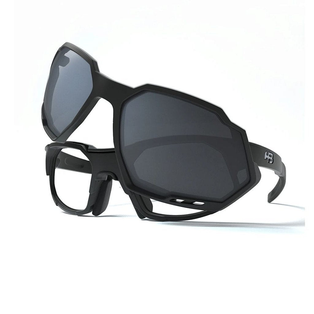 Óculos Hot Buttered Rush Matte Black Gray | Preto Fosco E Cinza