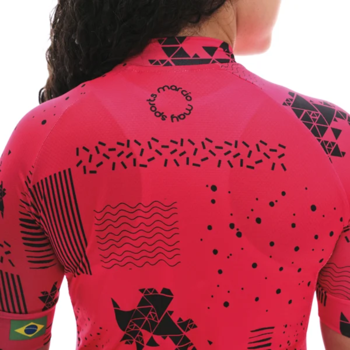 Camisa feminina de ciclismo Márcio May Sports Lucky