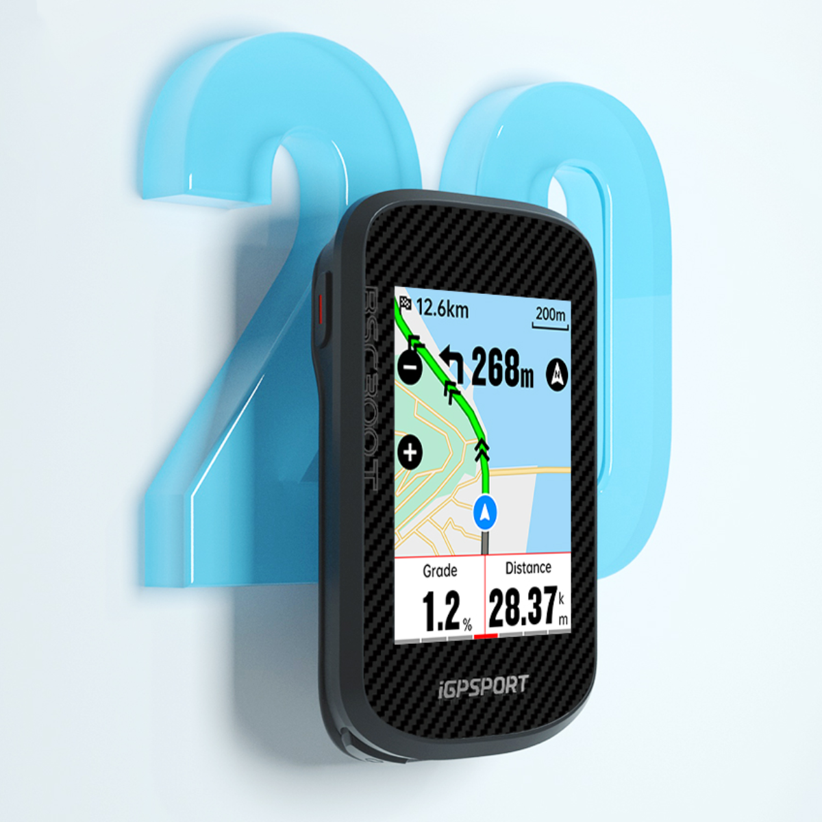 Ciclocomputador IGPSport BSC300 com tela colorida e GPS