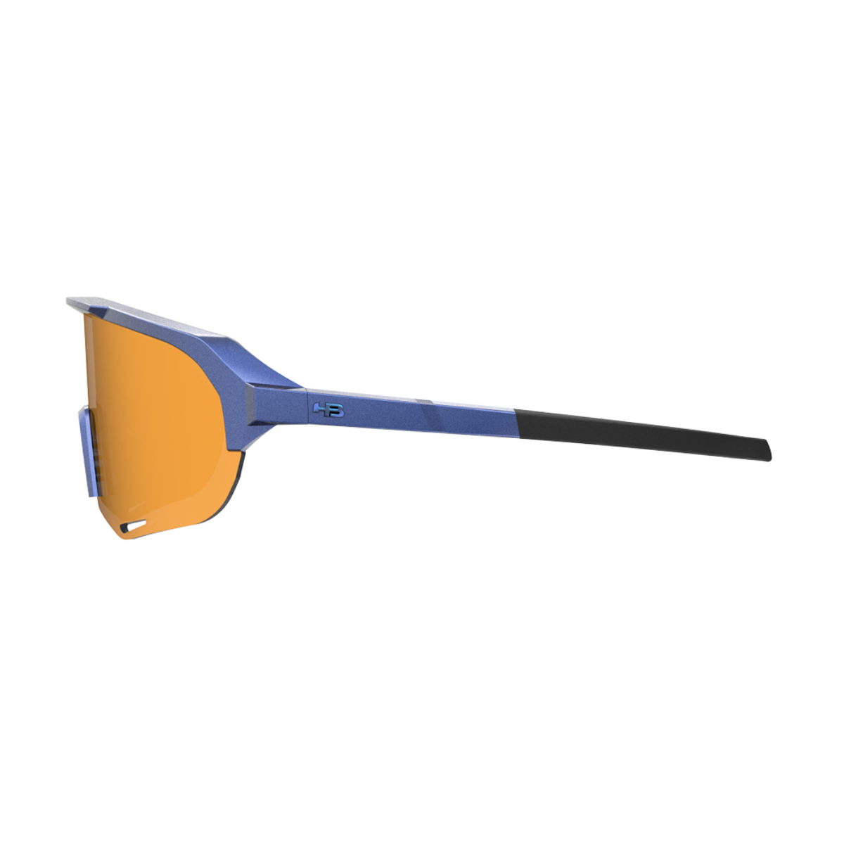 Óculos HB Edge R Silver Light Blue / Lente Orange Chrome