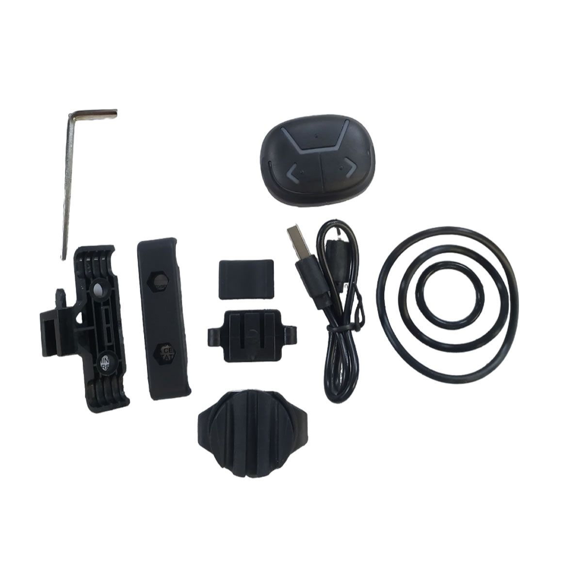 Sinalizador Traseiro RockBros com Pisca Lateral e Controle Remoto