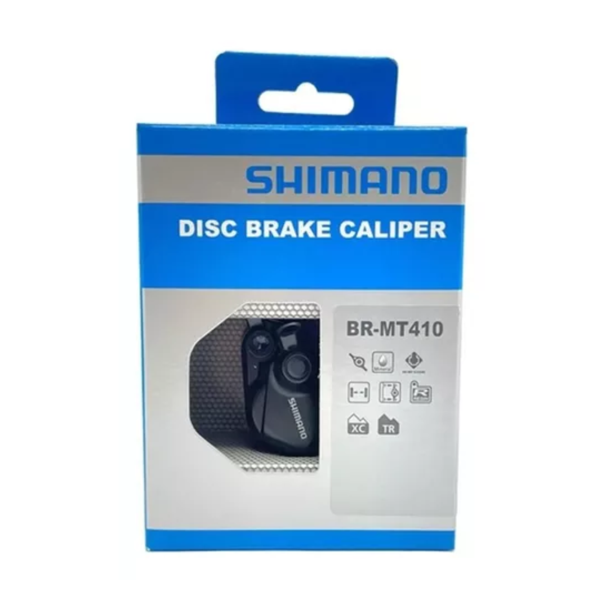 Pinça de freio Shimano BR-MT410 - dianteira ou traseira.