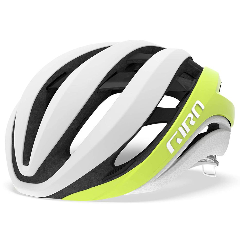 Capacete Giro Aether Mips Tamanho M (55-59 Cm) | Branco E Verde