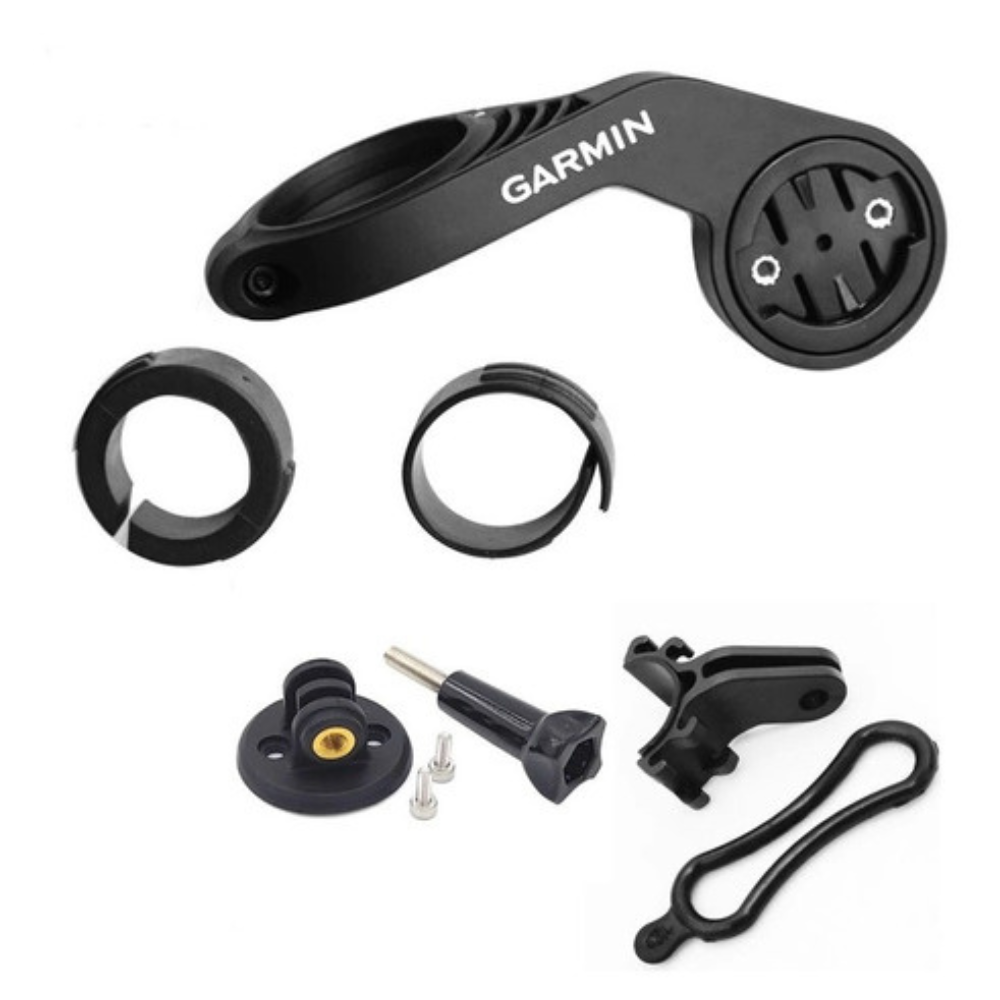 Suporte De Garmin Edge Longo - Para Gps Farol Ou Gopro | Preto Fosco