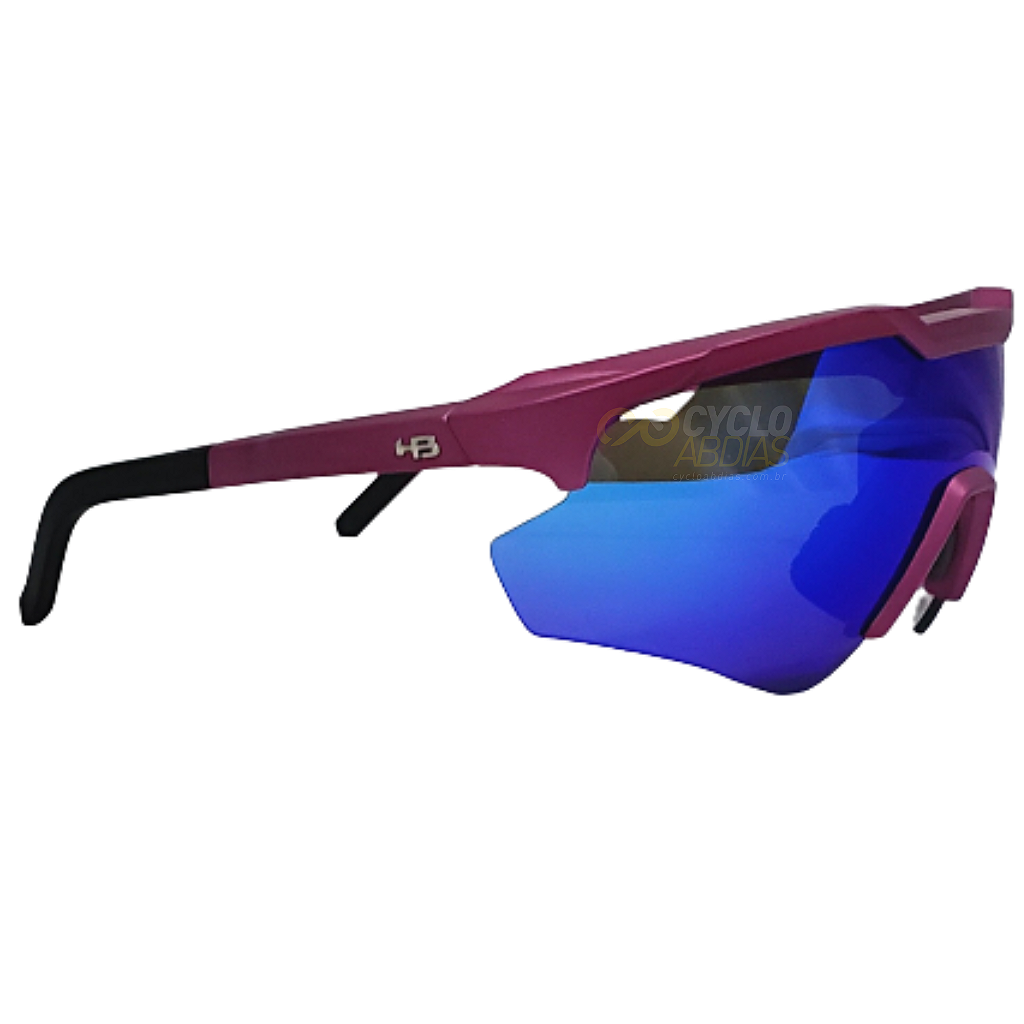 Óculos Hot Buttered Shield Comp 2.0 Matte Metallic Pink/ Blue Chrome | Pink Fosco