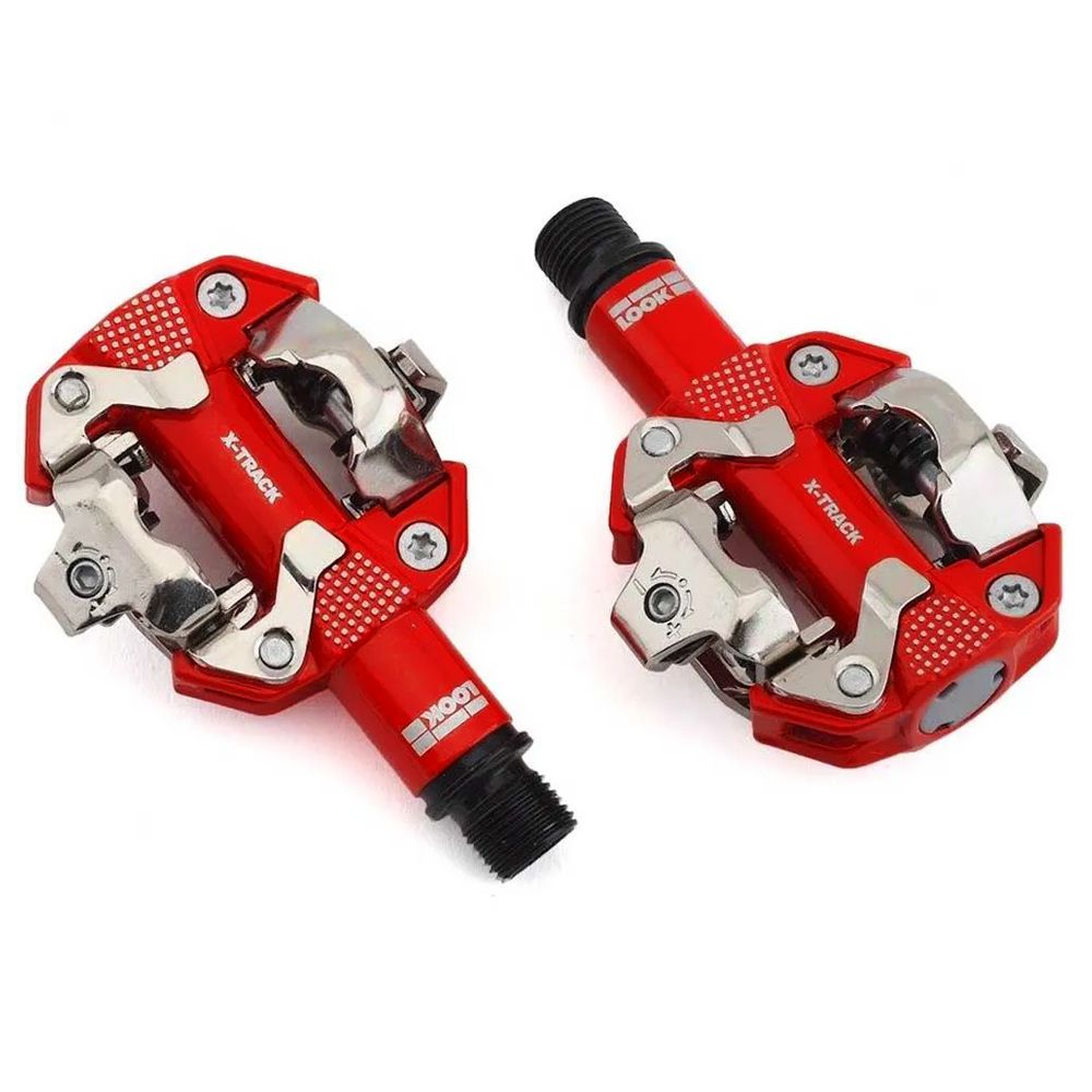 Par De Pedal Look X-Track Para Mtb | Vermelho