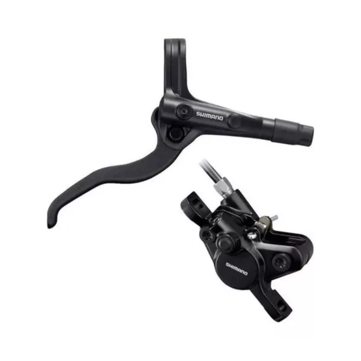 Par de freios hidráulicos Shimano Deore BL-MT401/BR-MT410