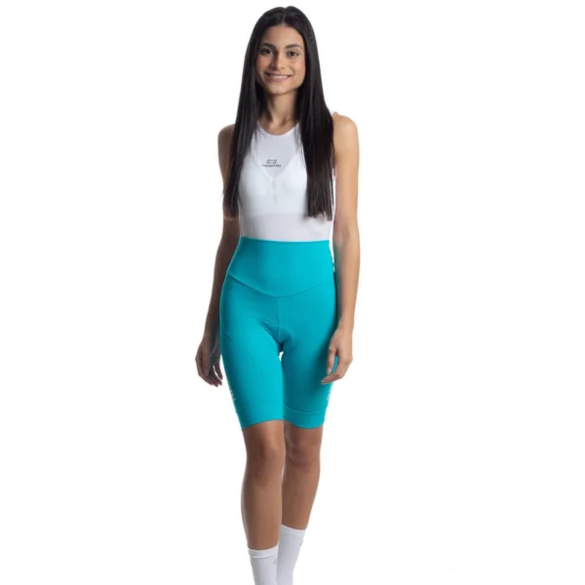 Bermuda feminina Márcio May Comfort Cós Alto Gel