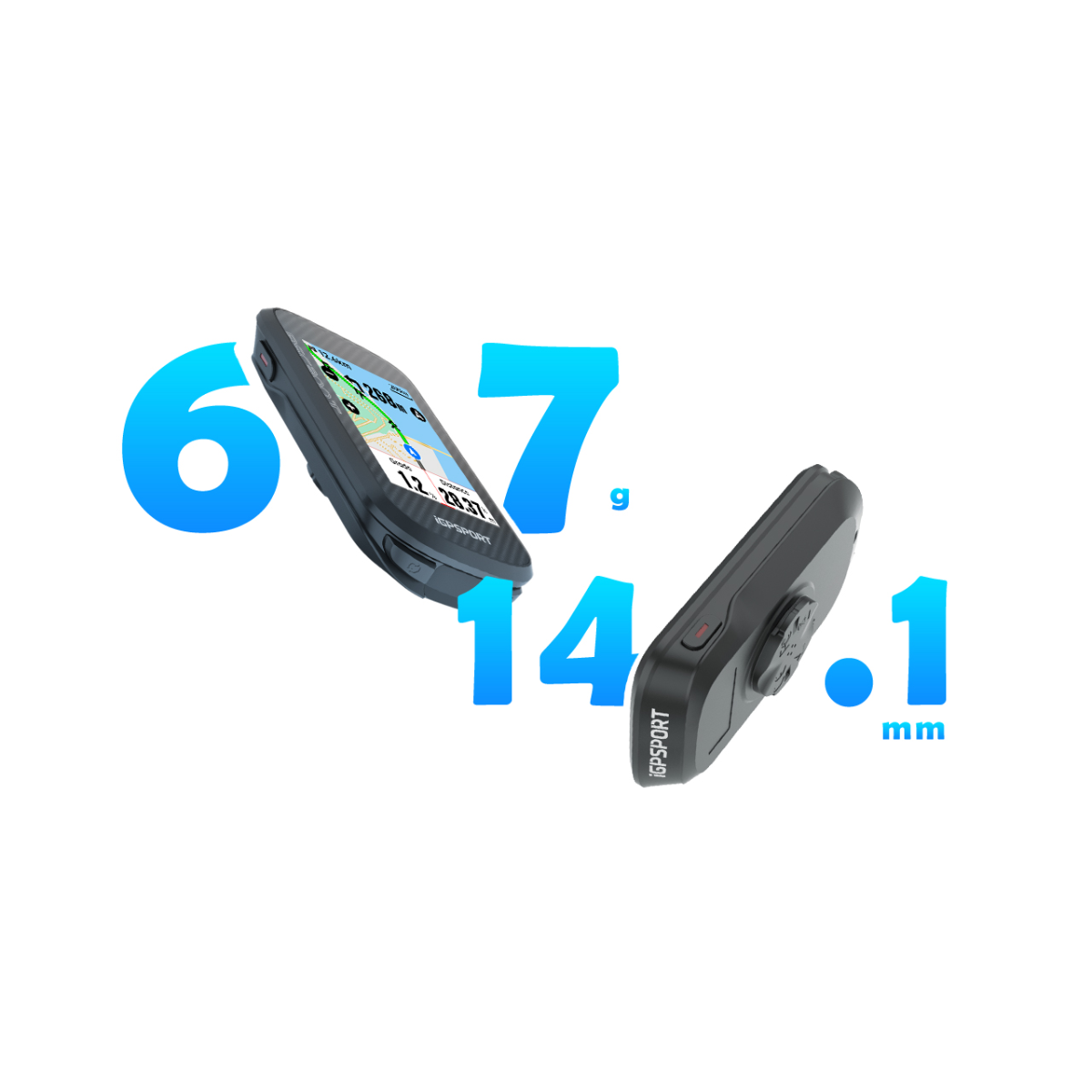 Ciclocomputador IGPSport BSC300 com tela colorida e GPS