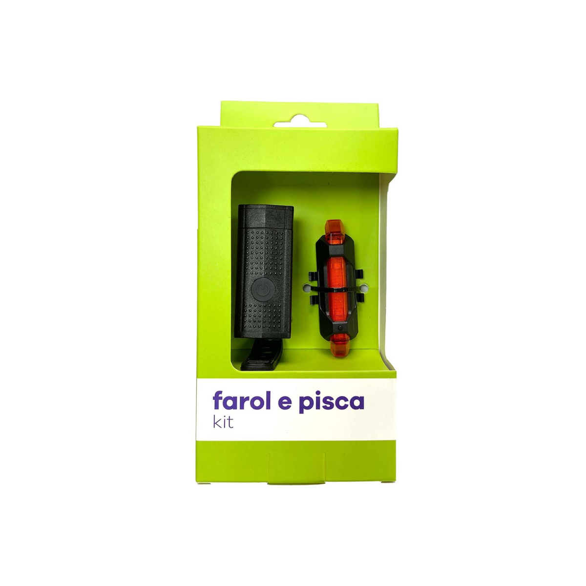 Kit Elleven Farol e Pisca Power Light 350/15 Lumens USB